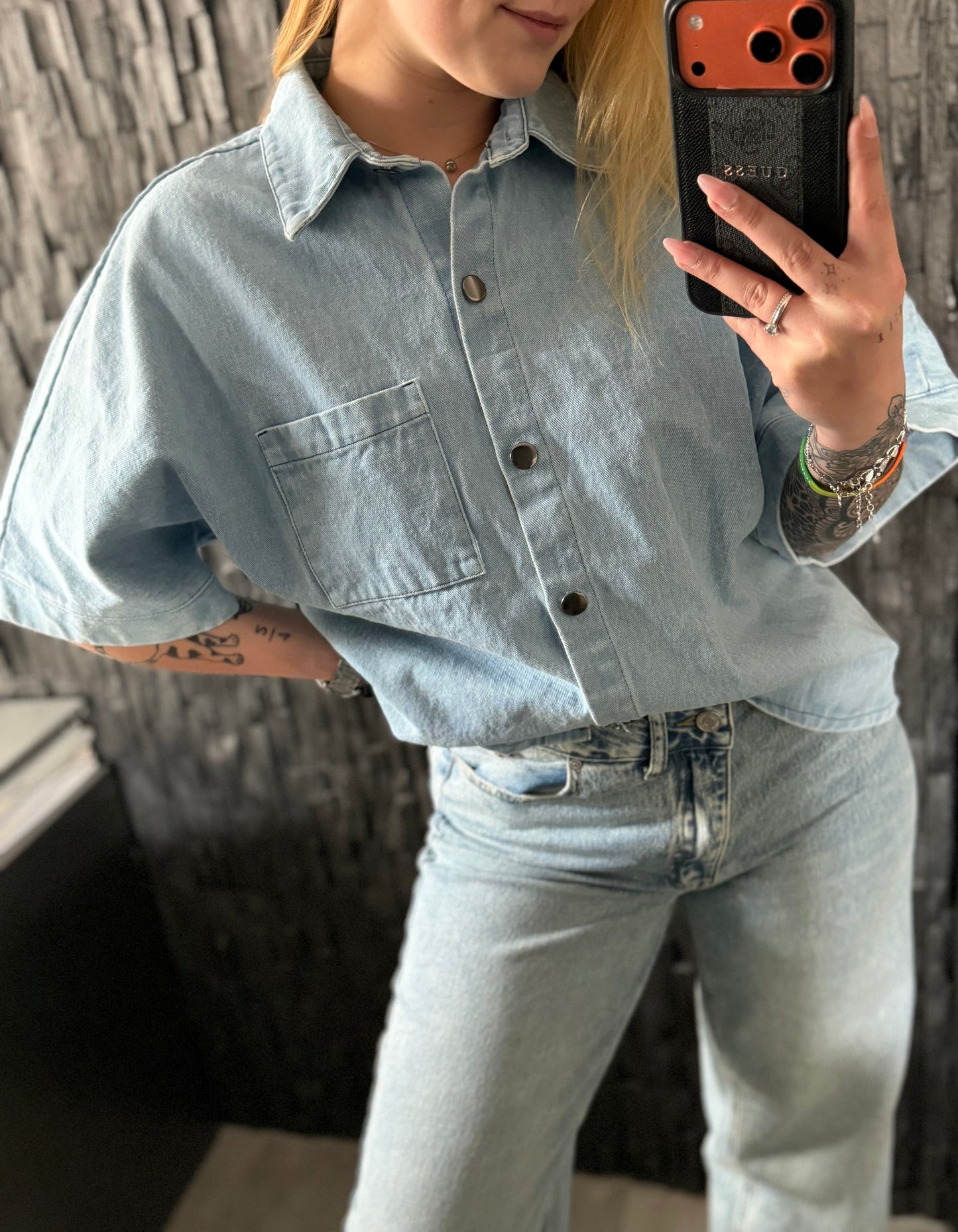 Mae Denim Blouse