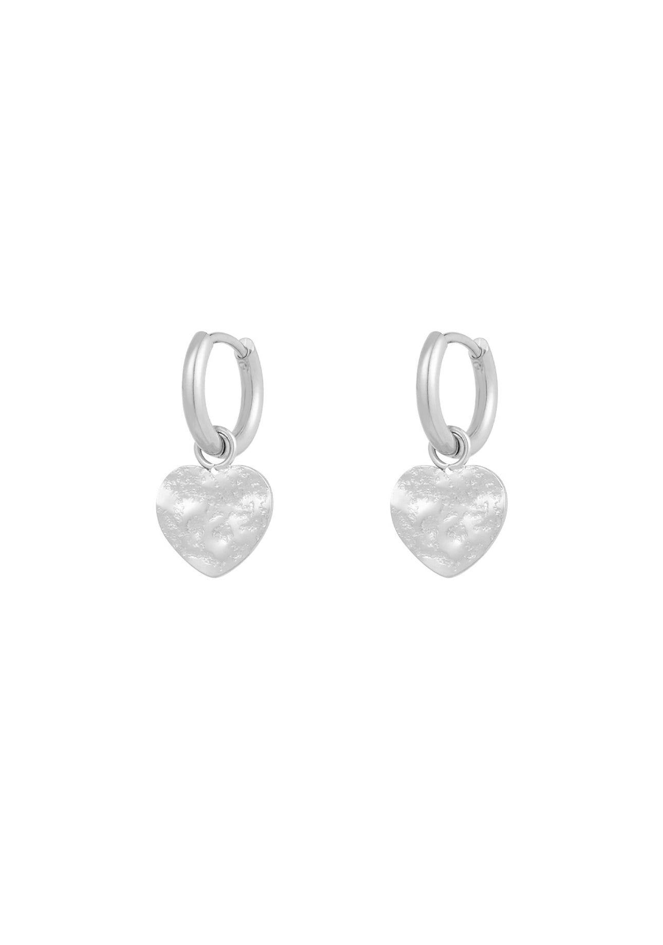 Heart For You Oorbellen Zilver