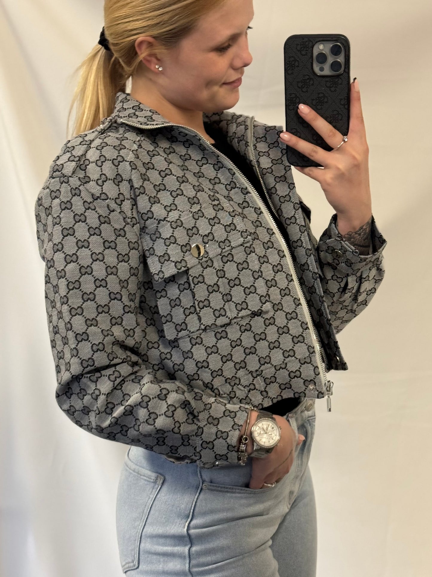 Iconic Bomber Grijs