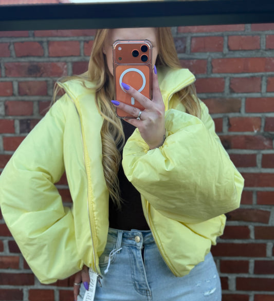 Puffer Bomber Geel