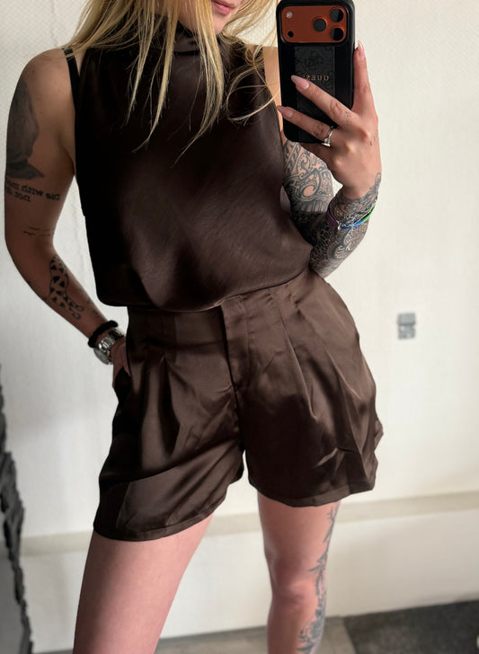 Soft Satin Haltertop