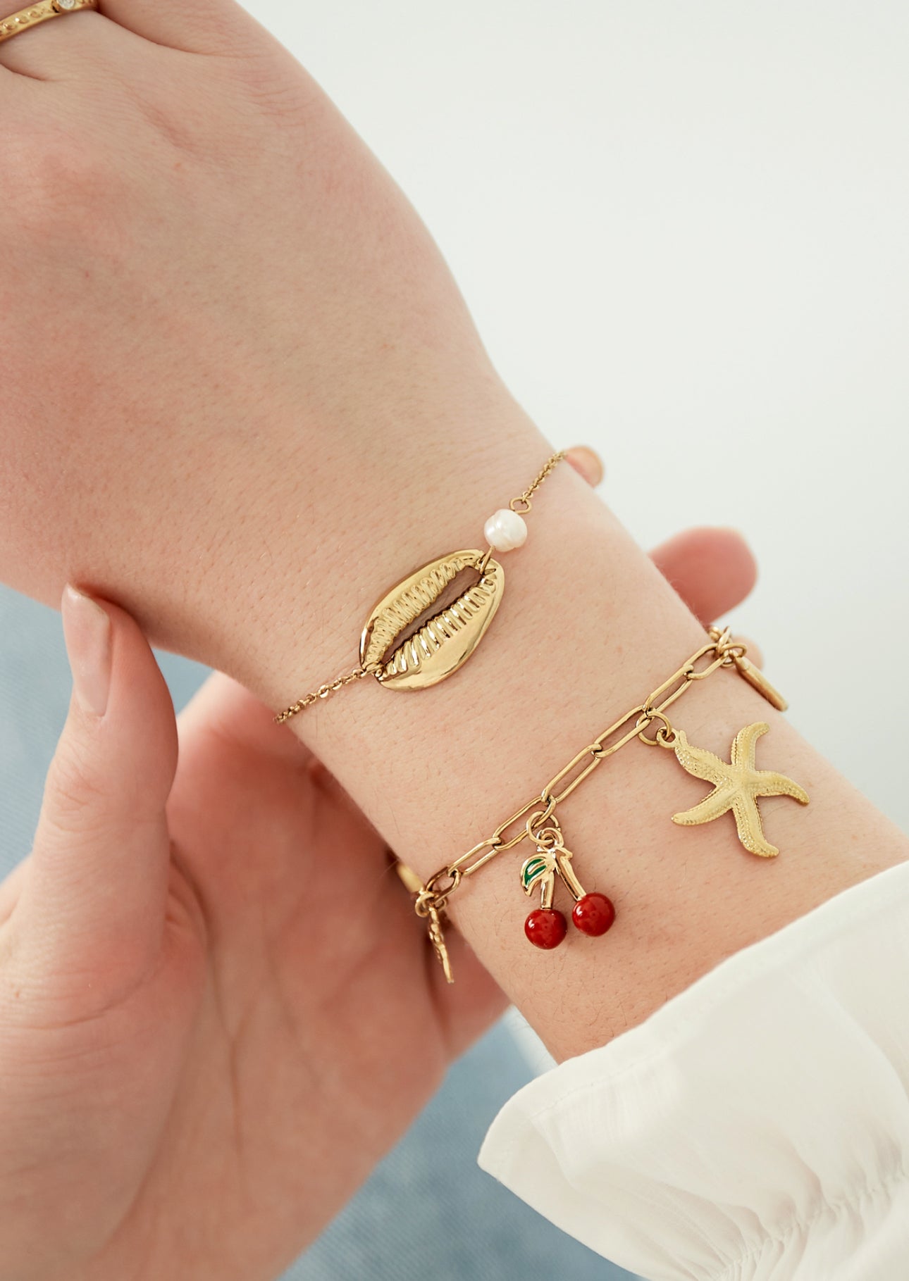 Cherry Armband Goud