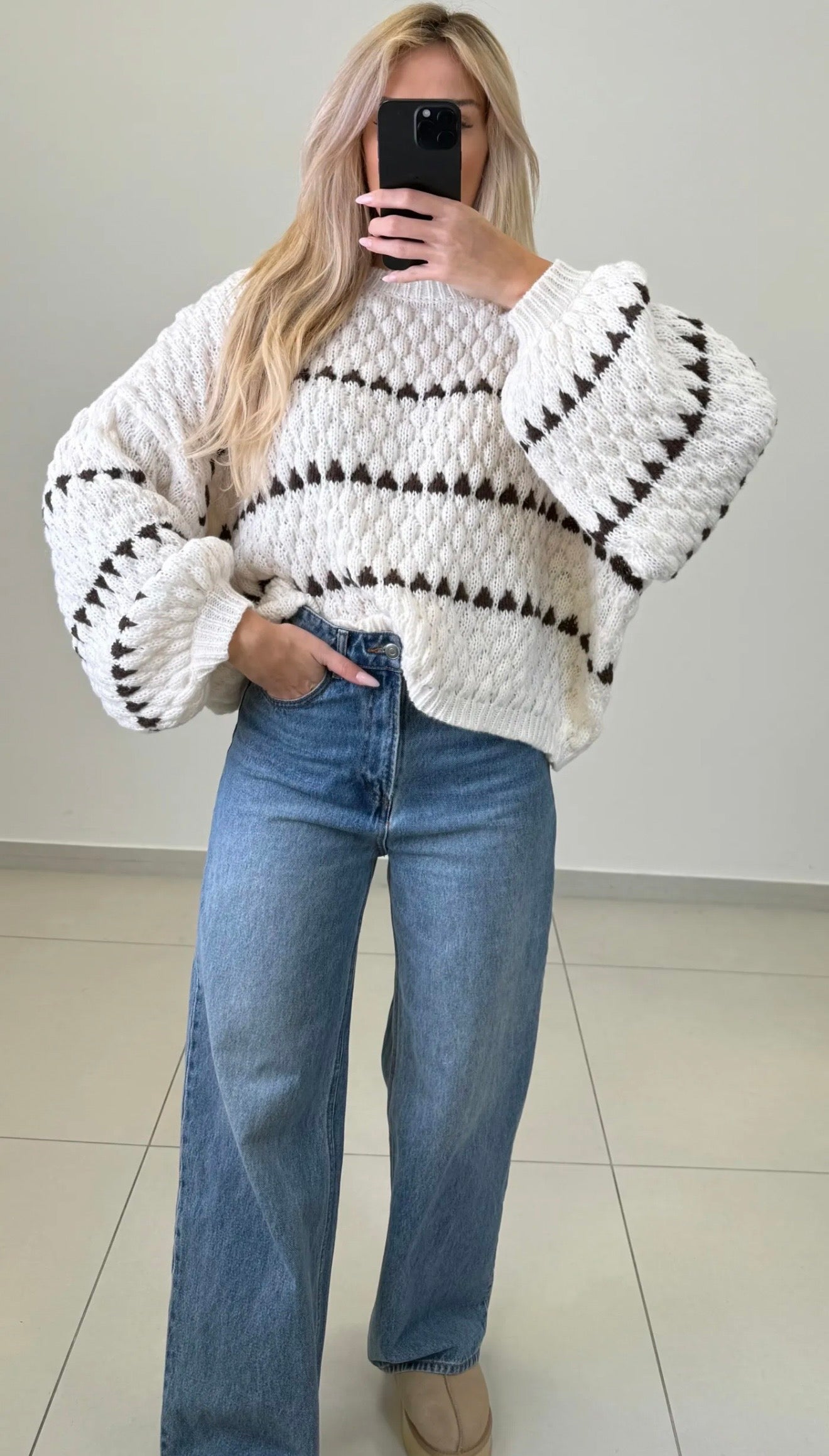 Mocha Knitted Sweater