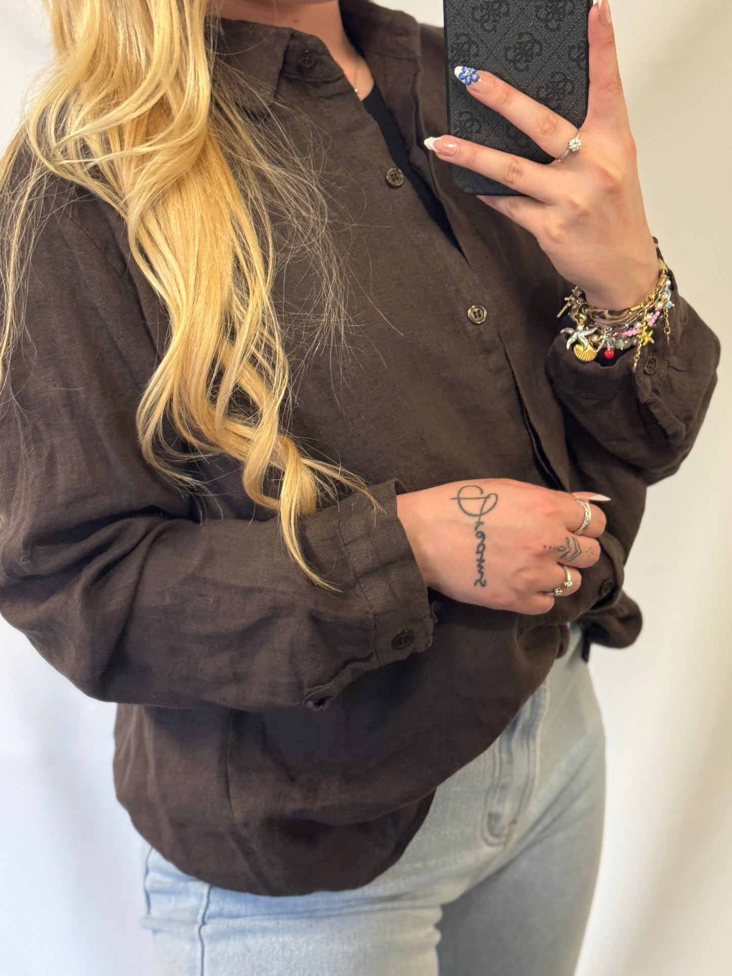 Oversized Blouse Bruin
