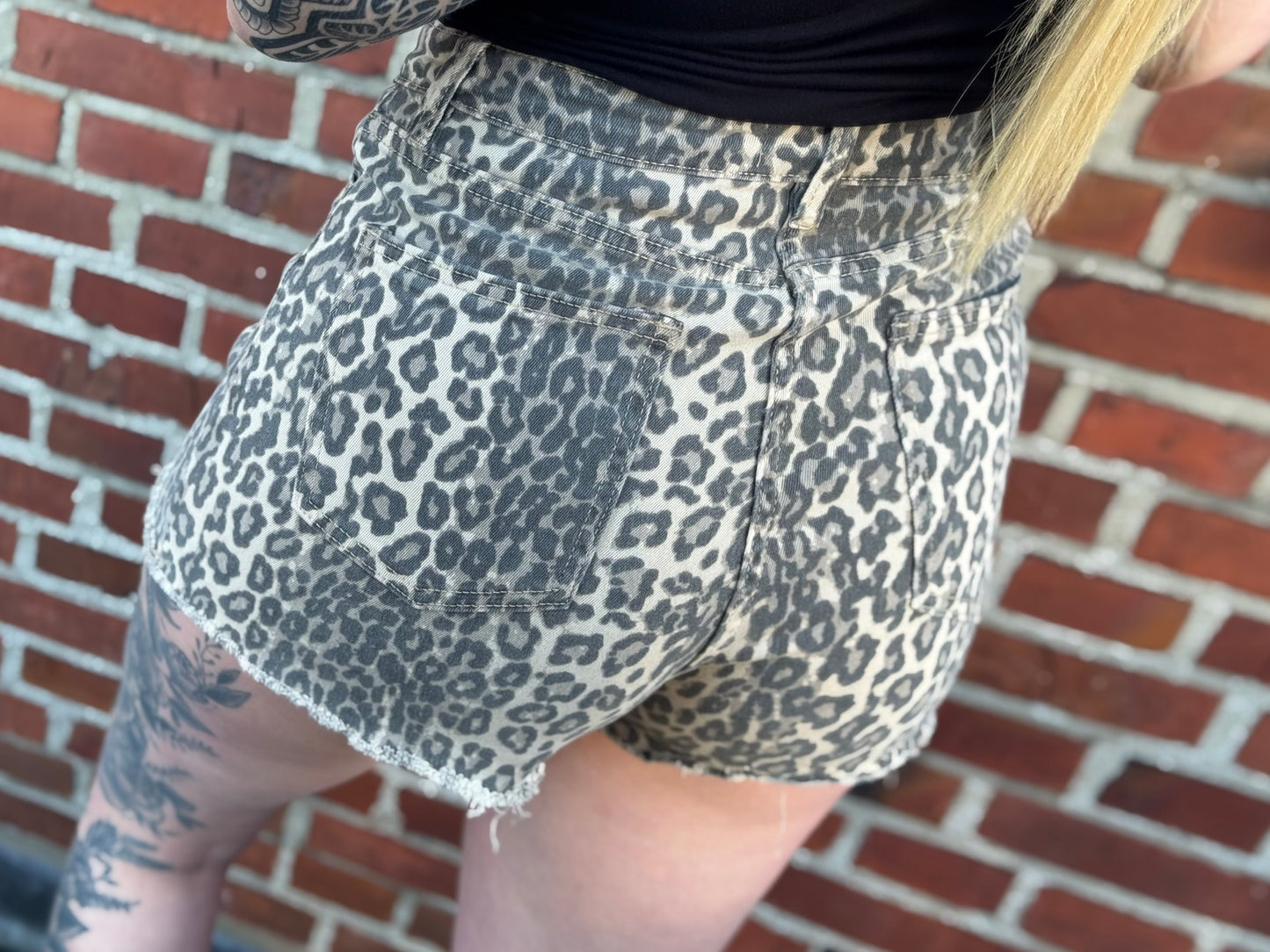 Leopard Skort
