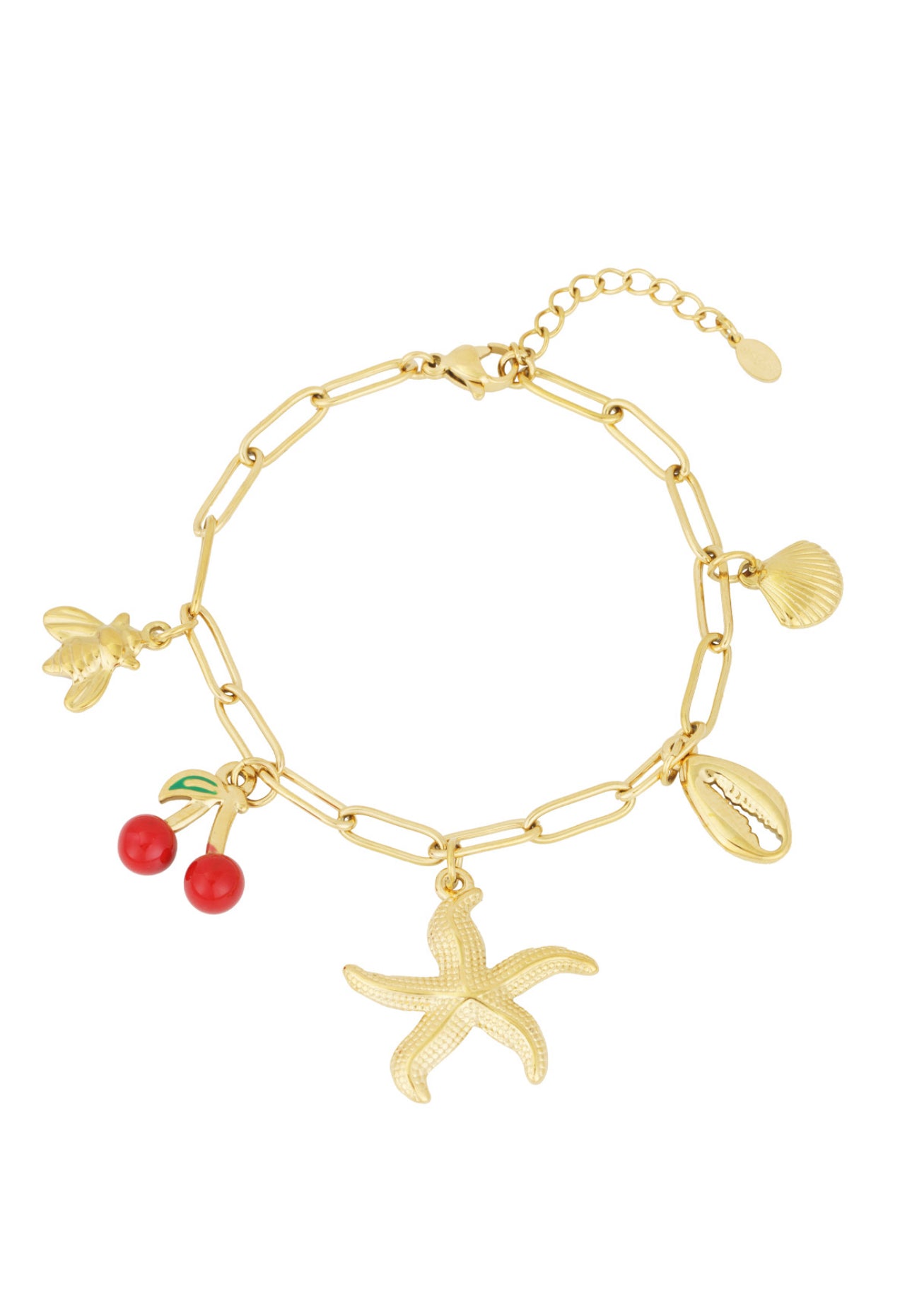 Cherry Armband Goud