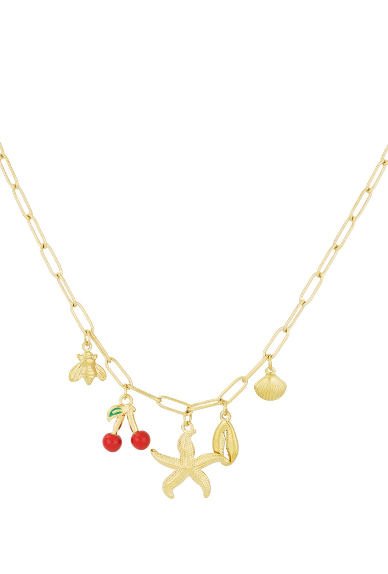 Charm Ketting Goud
