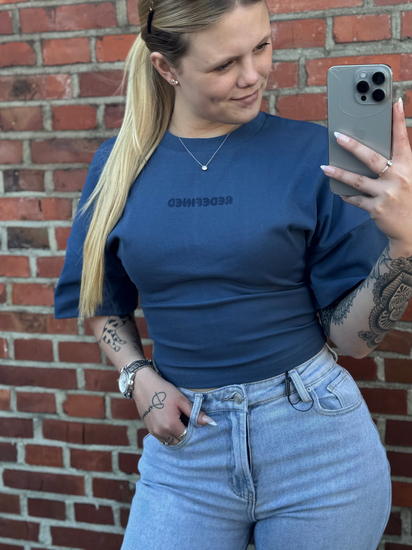 Redefined Tee Navy
