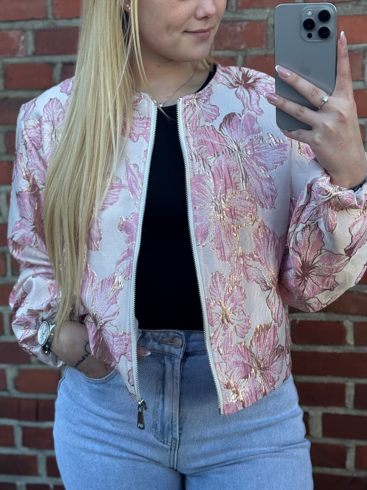 Spring Bomber Roze
