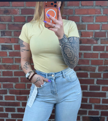 Basic T-Shirt ButterYellow
