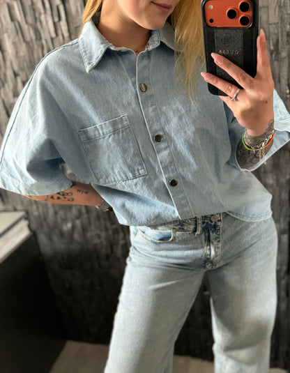 Mae Denim Blouse