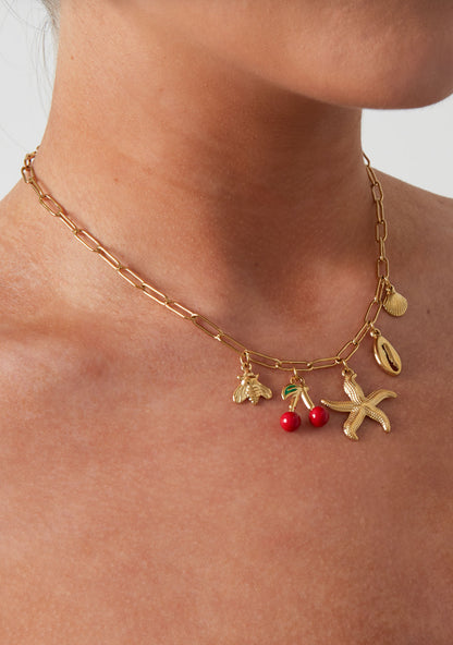 Charm Ketting Goud