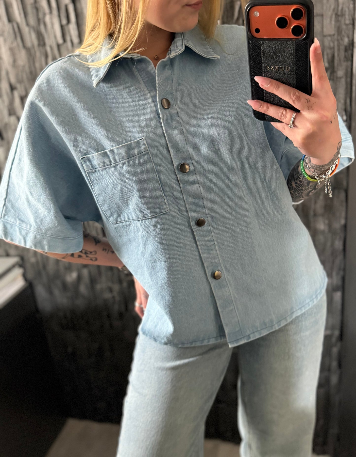 Mae Denim Blouse
