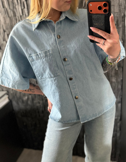 Mae Denim Blouse
