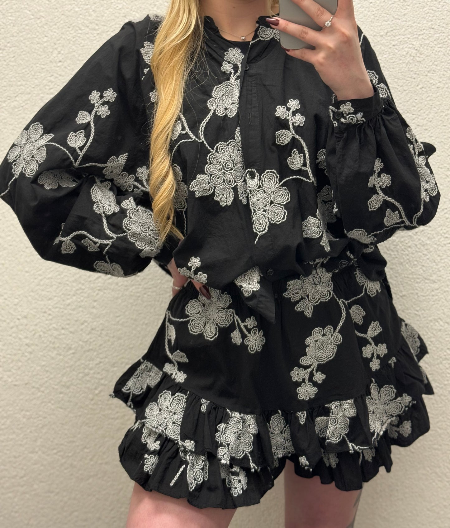 Maya Blouse Zwart