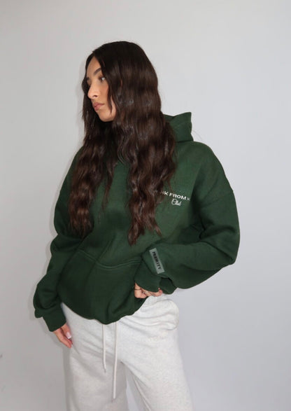 Work From Home hoodie Groen