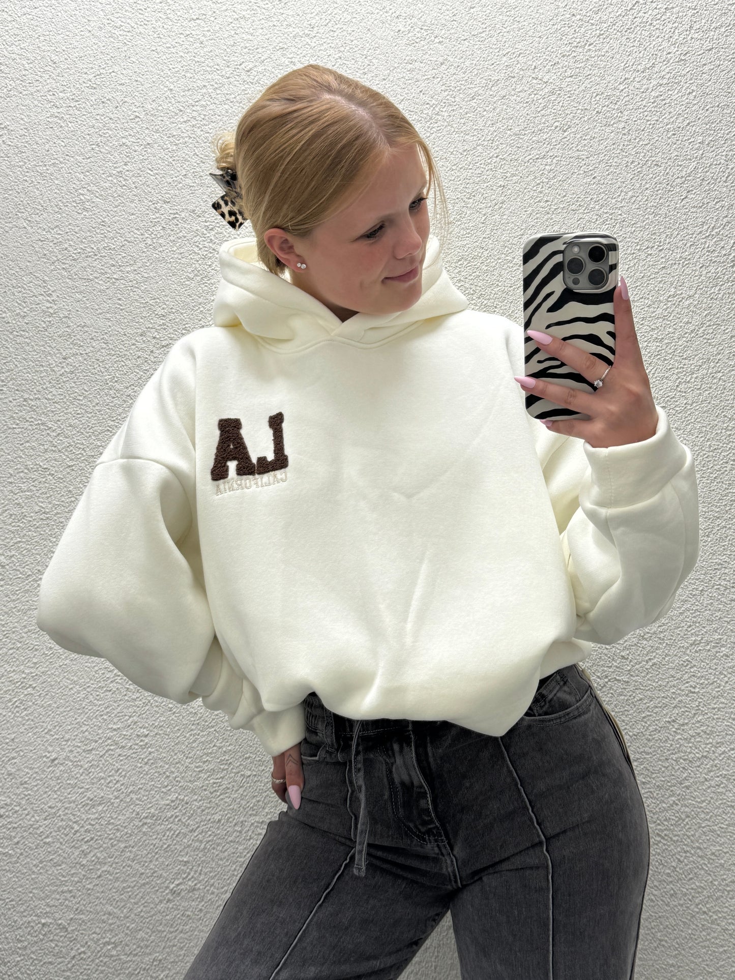 LA Hoodie Wit