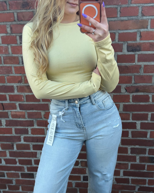 Basic Longsleeve ButterYellow
