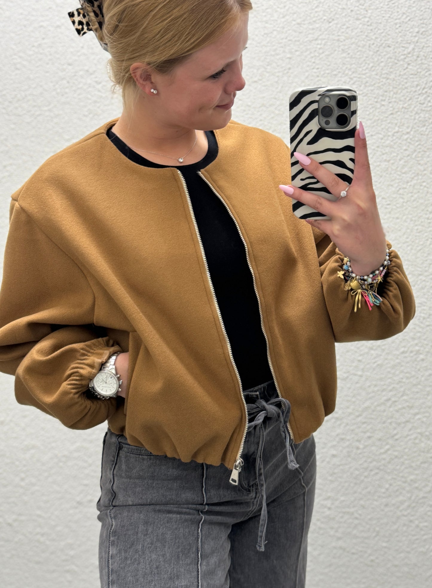 Soft Bomber Beige
