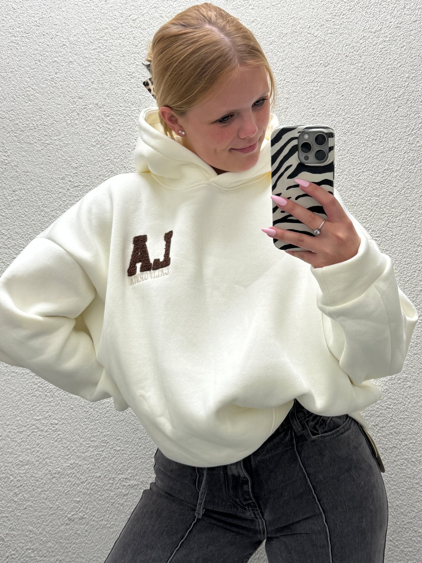 LA Hoodie Wit