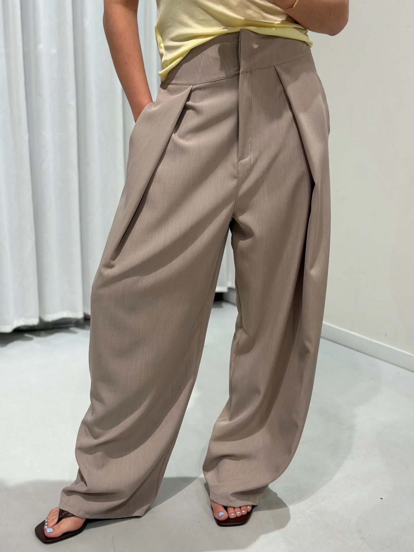 Kiana Pantalon Taupe