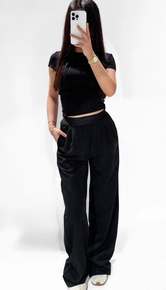 Redefined Trousers Zwart