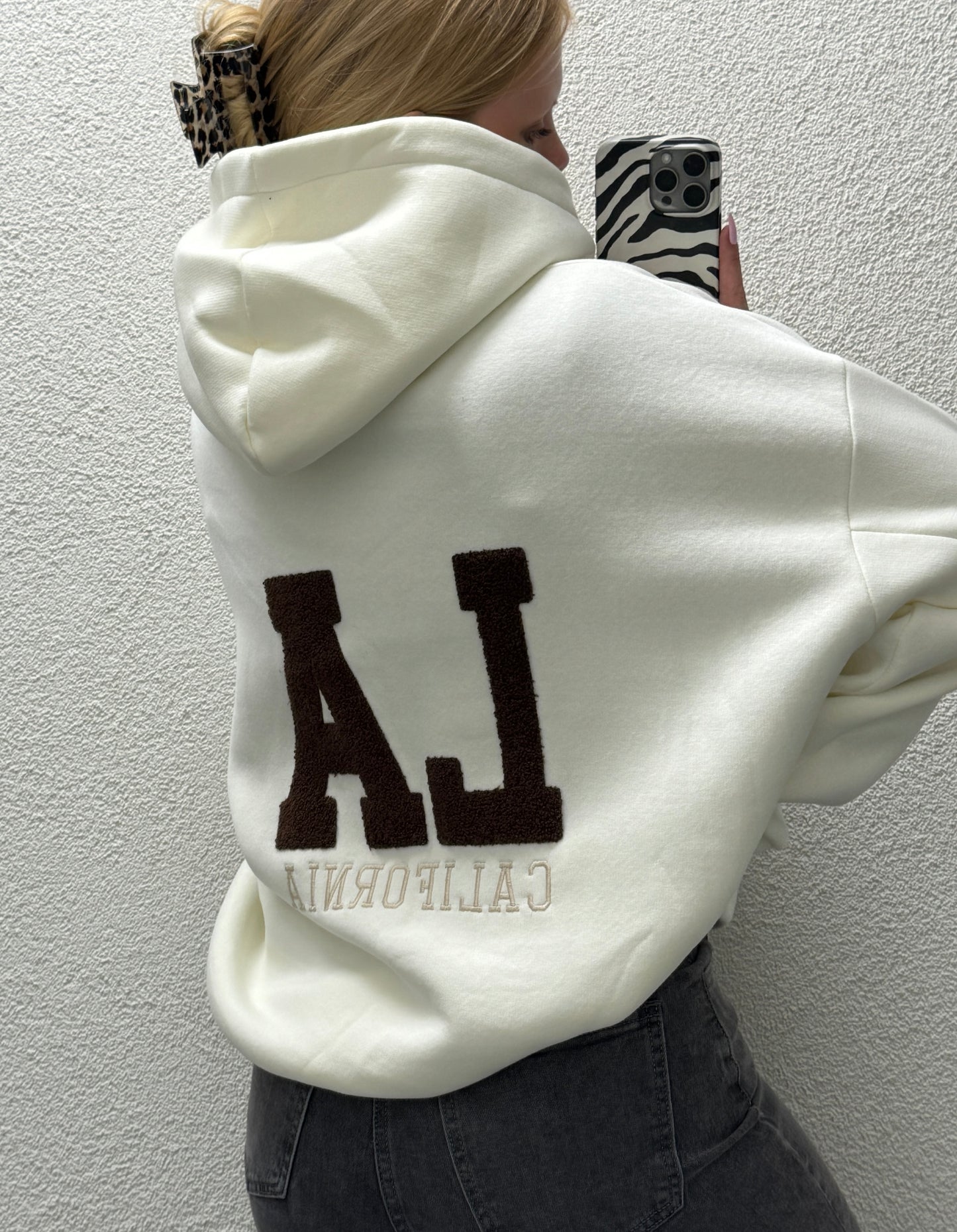 LA Hoodie Wit