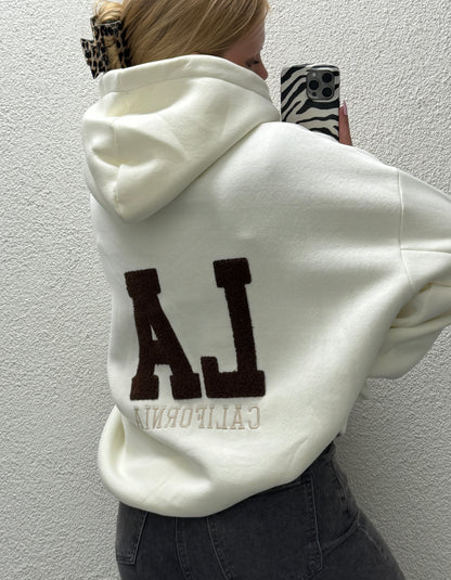 LA Hoodie Wit