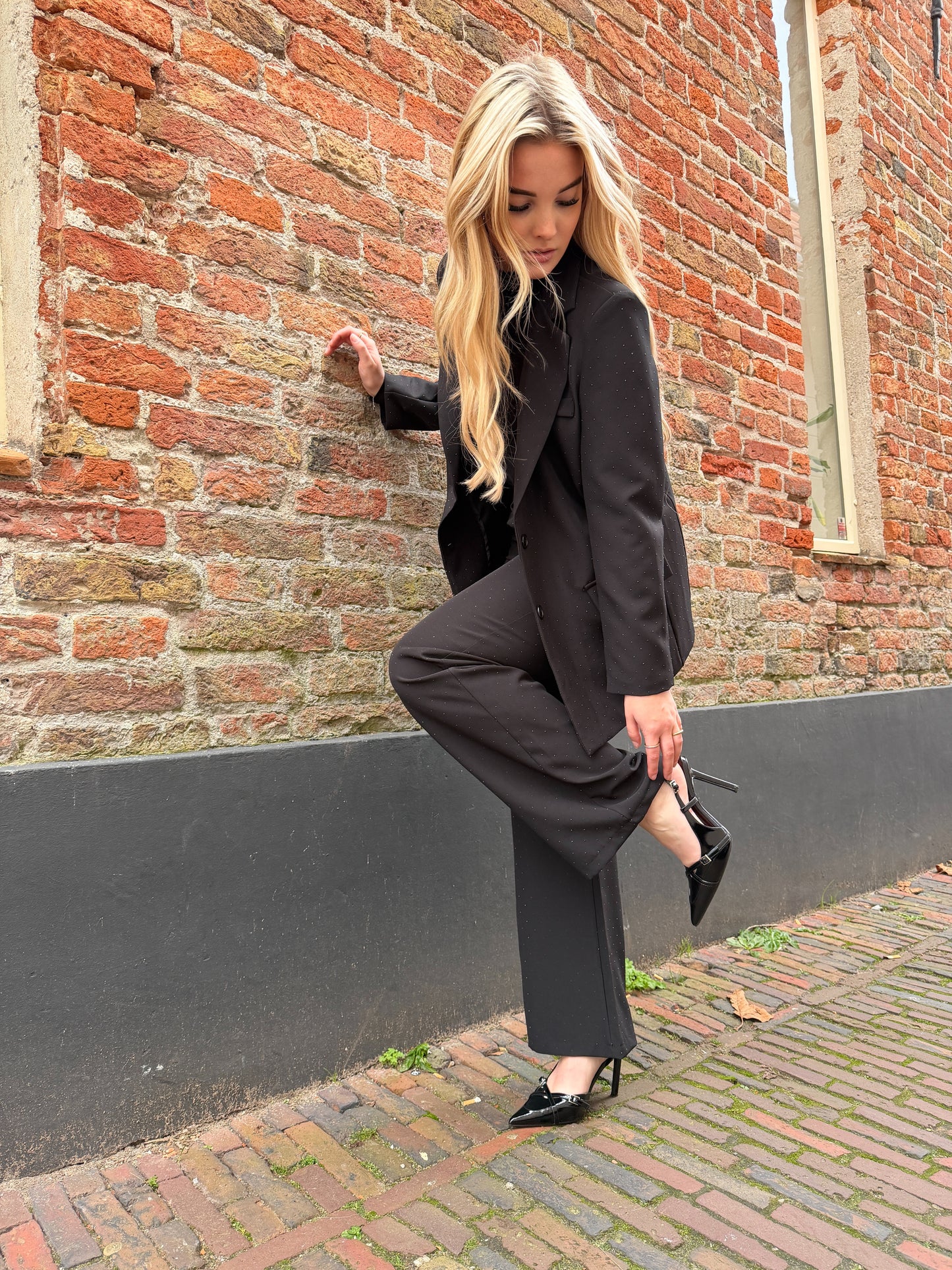 Sparkle Pantalon Zwart