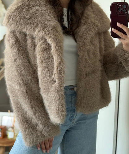 Fur Jacket Camel