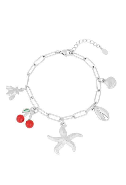Cherry Armband Zilver