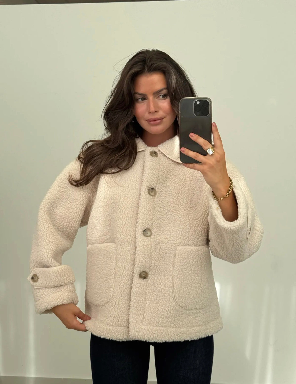 Teddy Jacket Beige
