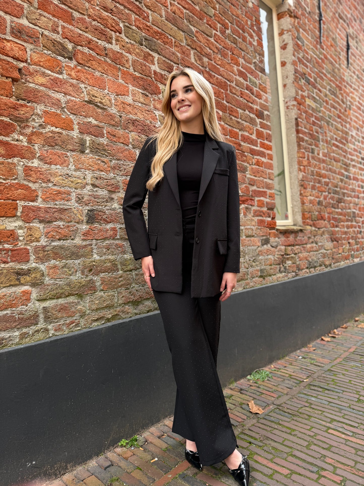 Sparkle Pantalon Zwart