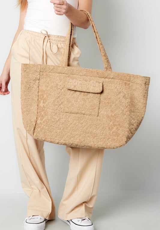 Island Girl Tas Beige Groot