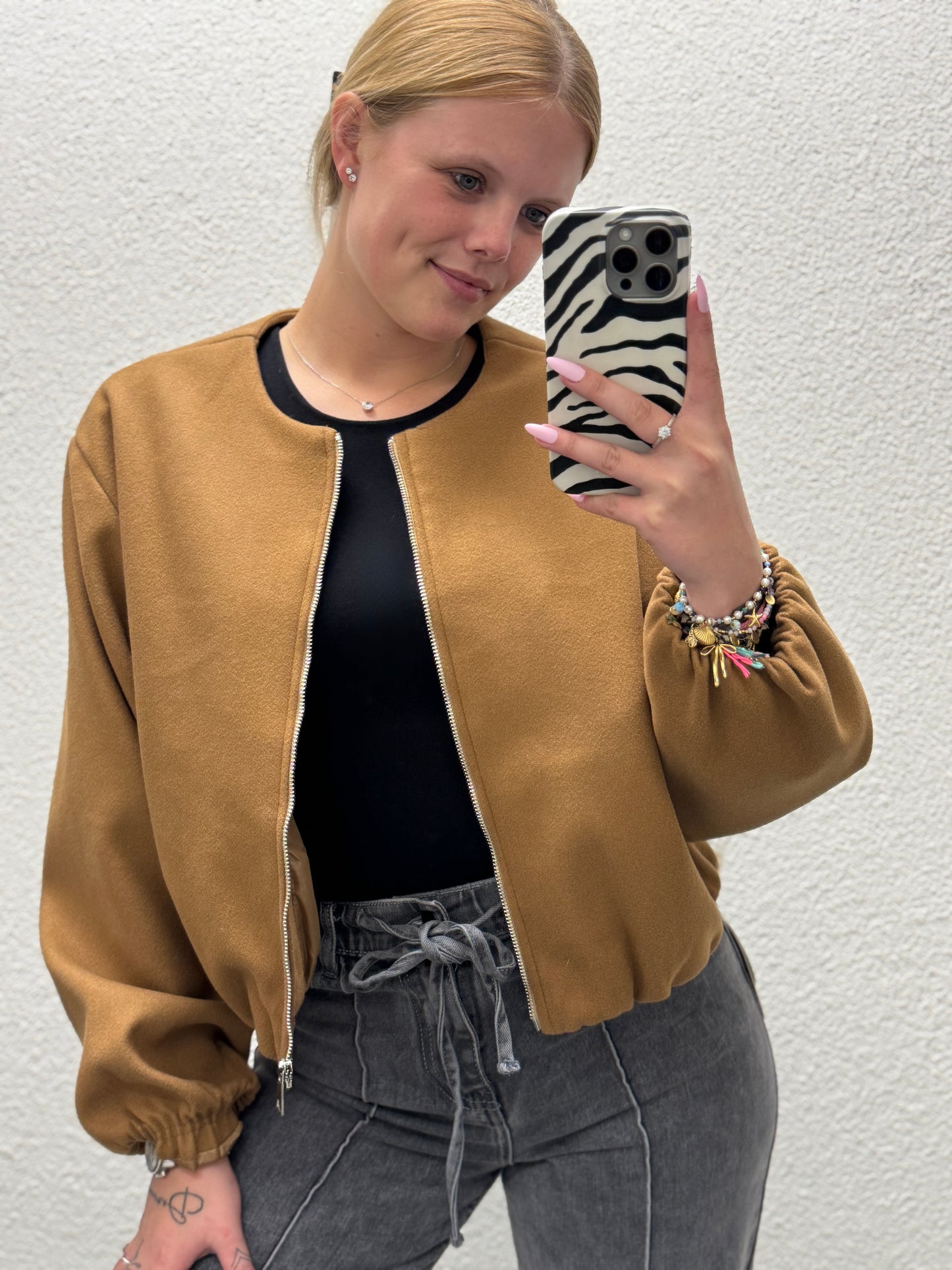 Soft Bomber Beige