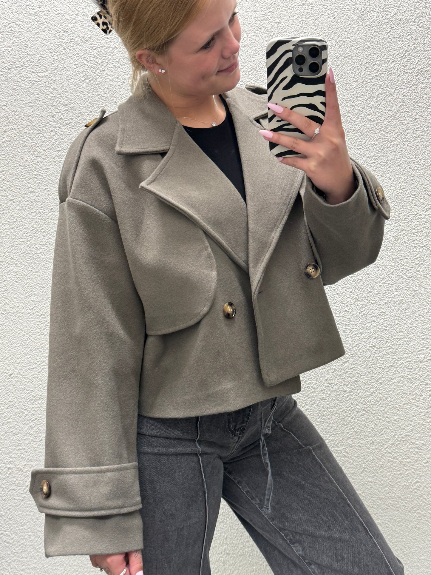 Trenchcoat Grijs