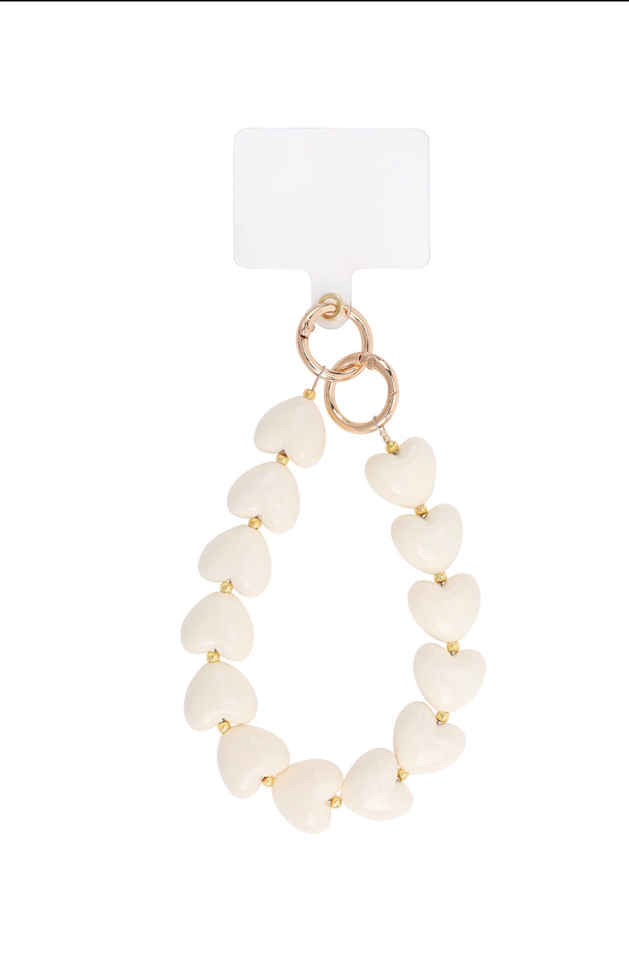 Telefoonkoord White Heart