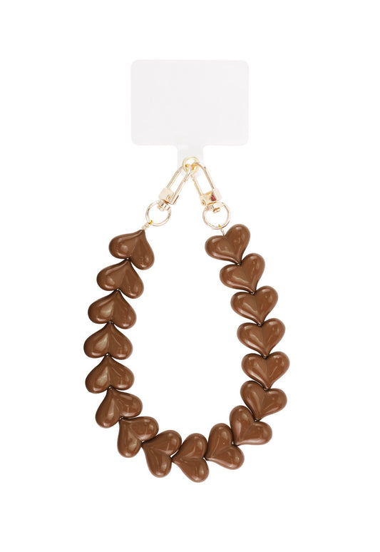 Telefoonkoord Brown Heart