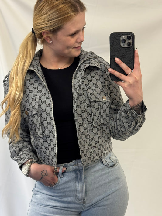 Iconic Bomber Grijs