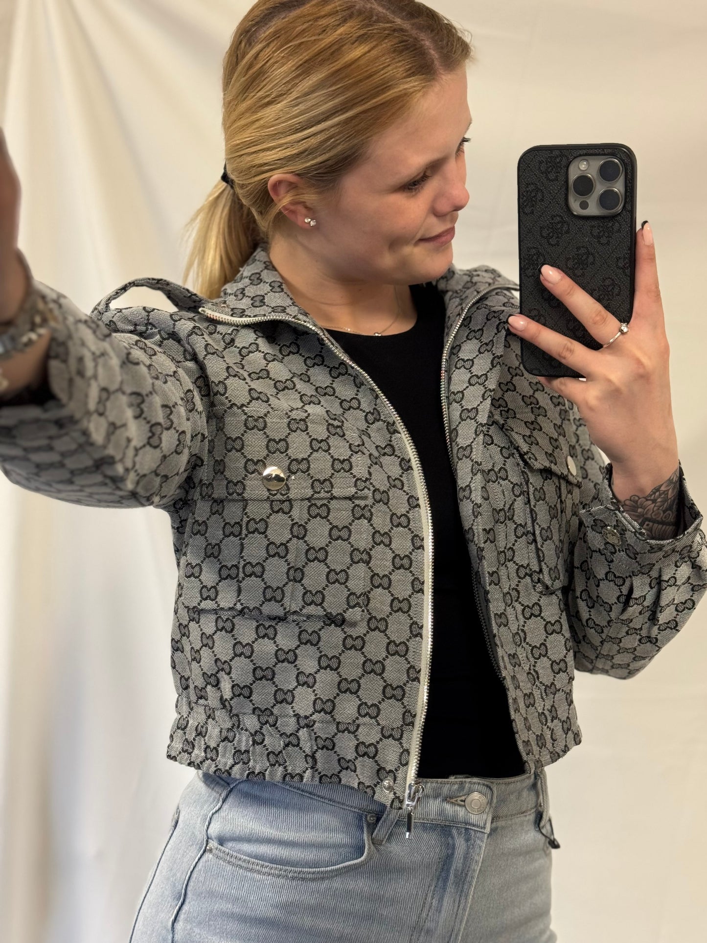 Iconic Bomber Grijs