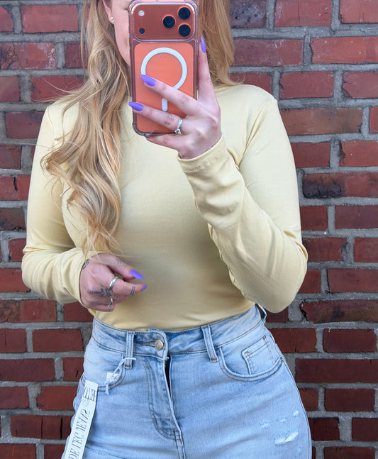 Basic Longsleeve ButterYellow