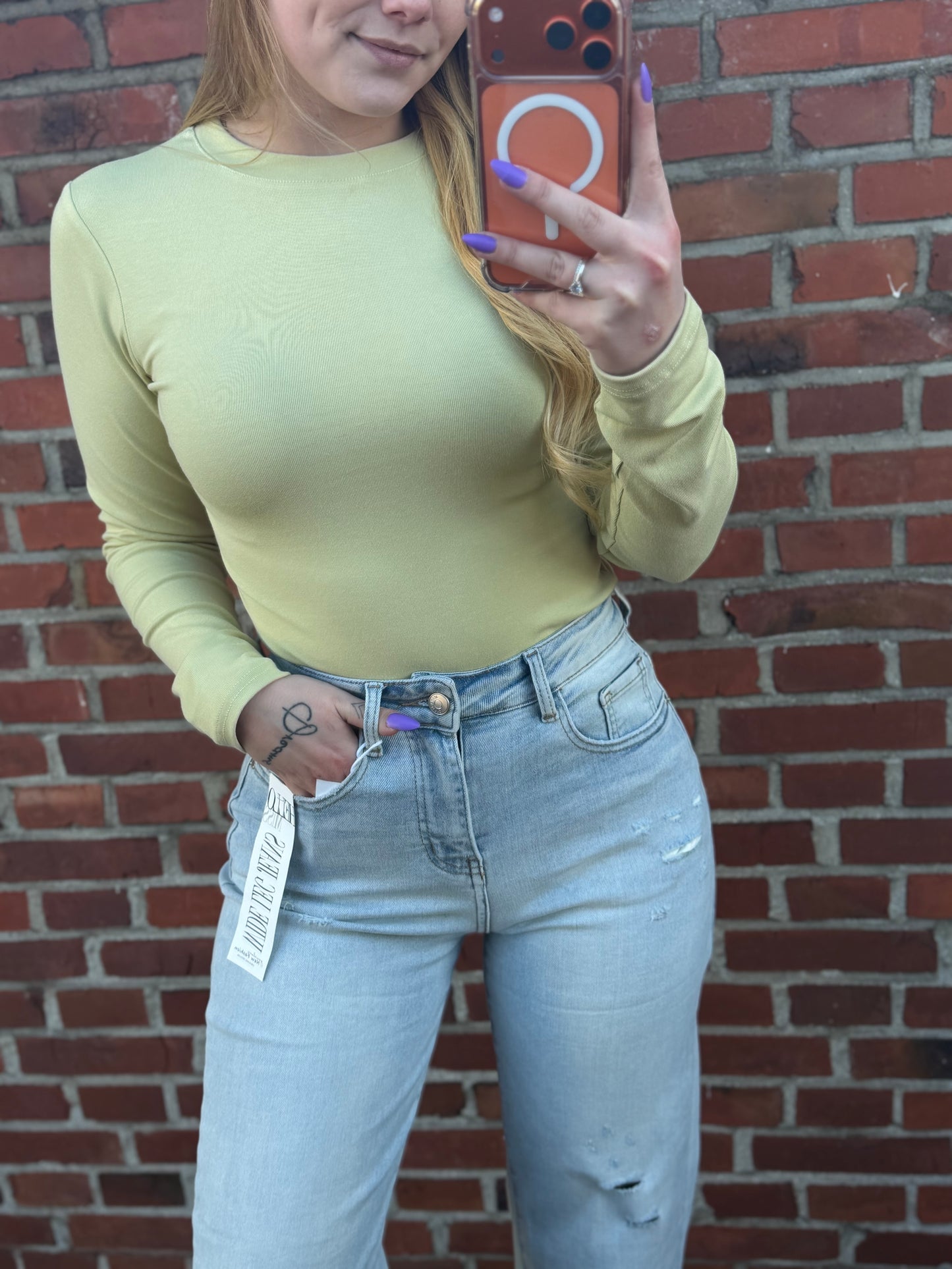 Basic Longsleeve Lime