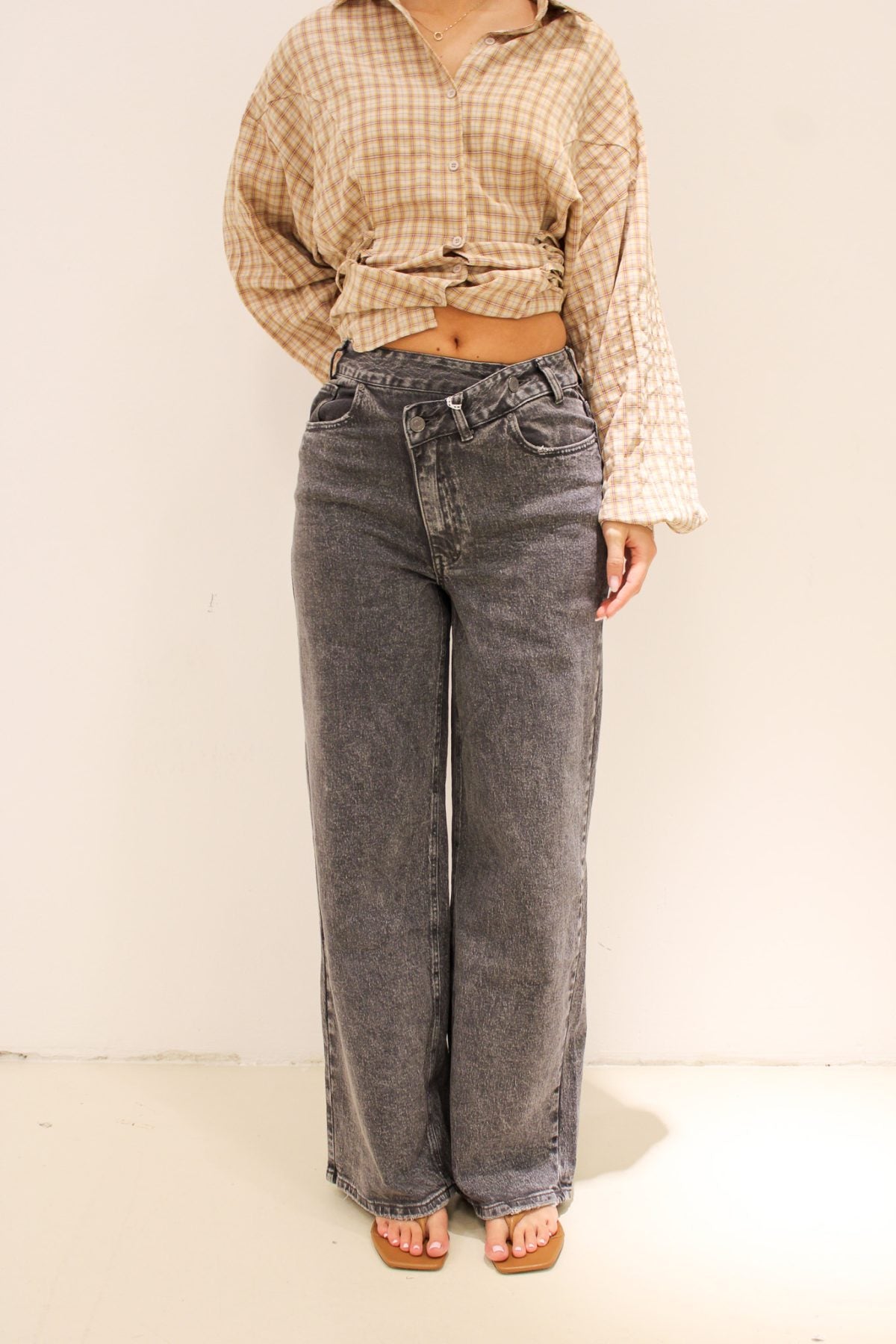 Maud Jeans Grijs