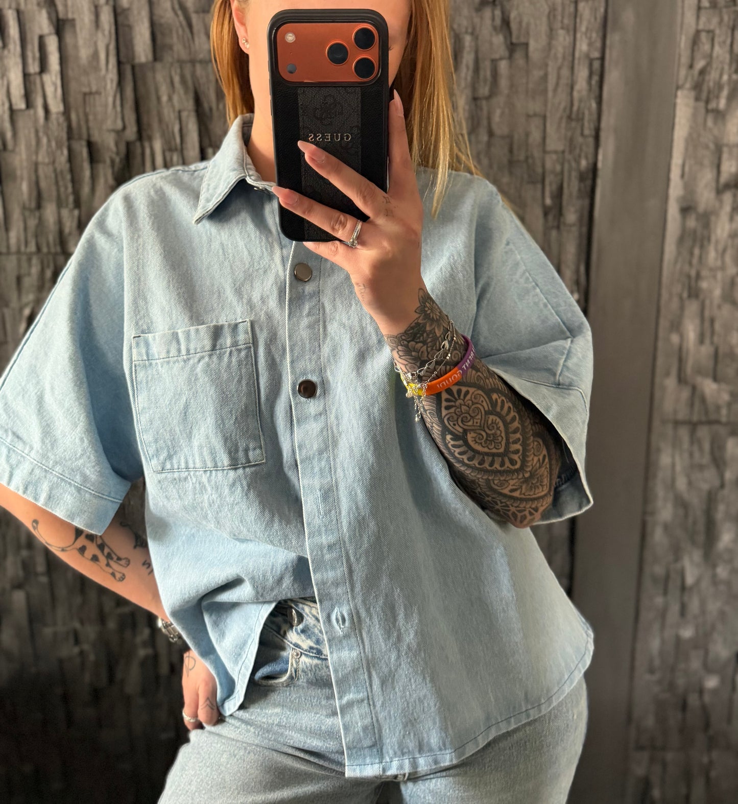 Mae Denim Blouse