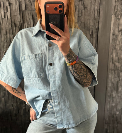 Mae Denim Blouse