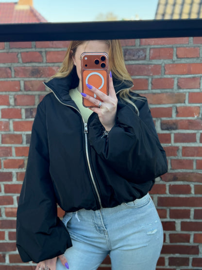 Puffer Bomber Zwart