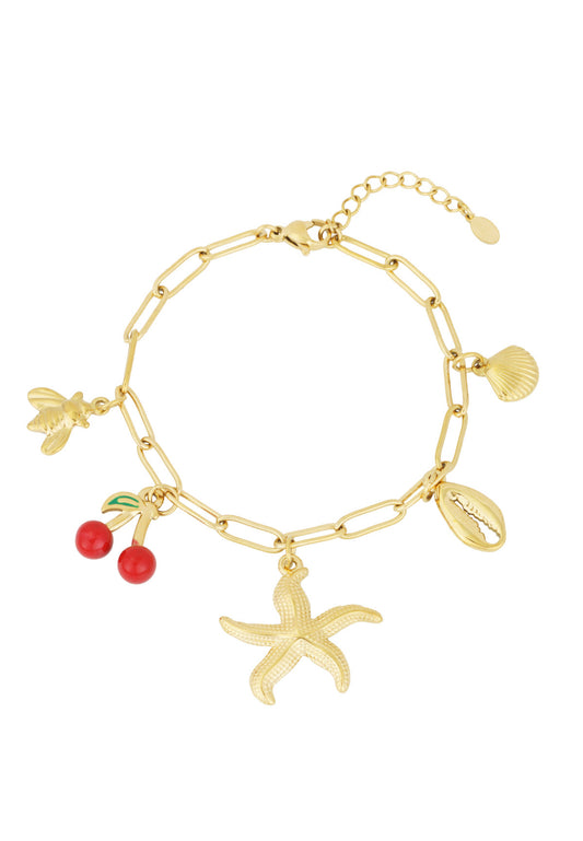 Cherry Armband Goud