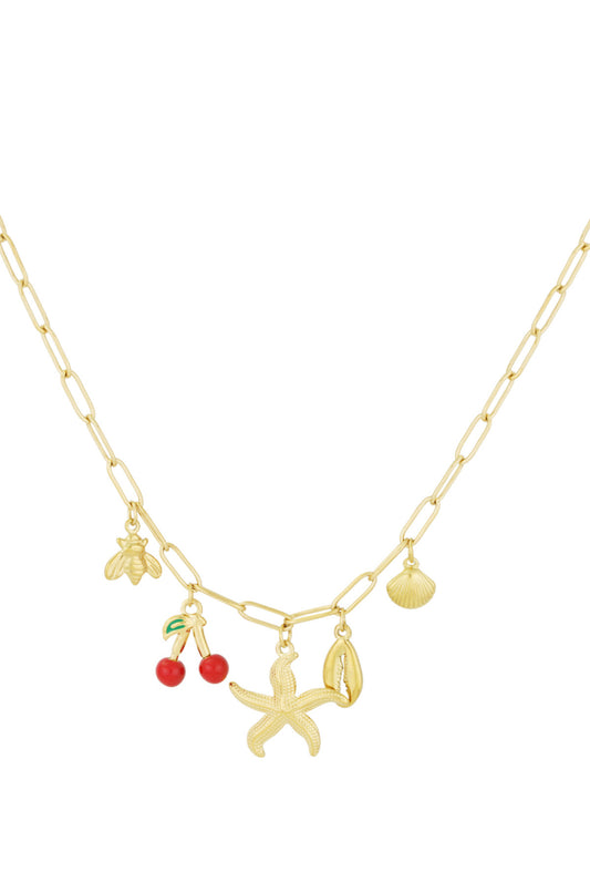 Charm Ketting Goud