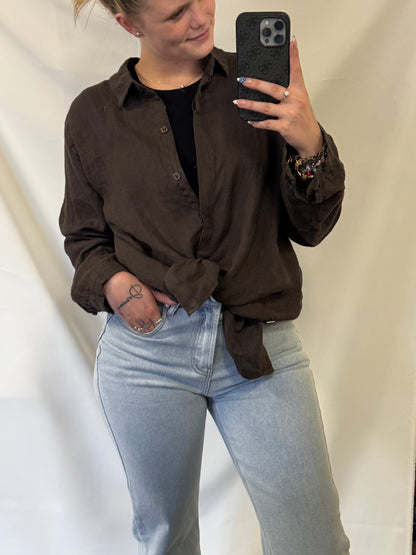 Oversized Blouse Bruin