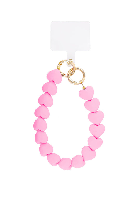 Telefoonkoord Pink Heart